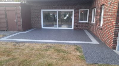 Steinteppich Terrasse
