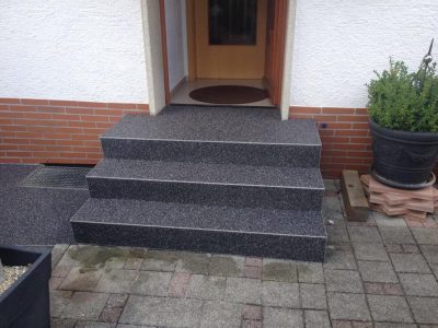 Steinteppich Treppe Außen